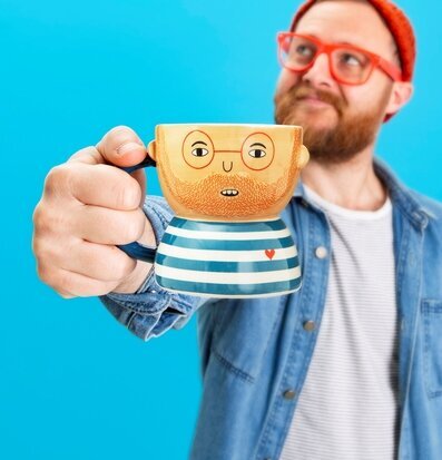 Mugg Ross Sass & Belle Muggar/koppar i porslin, keramik, papper eller biologiskt material organiskt ekologiskt Termomuggar