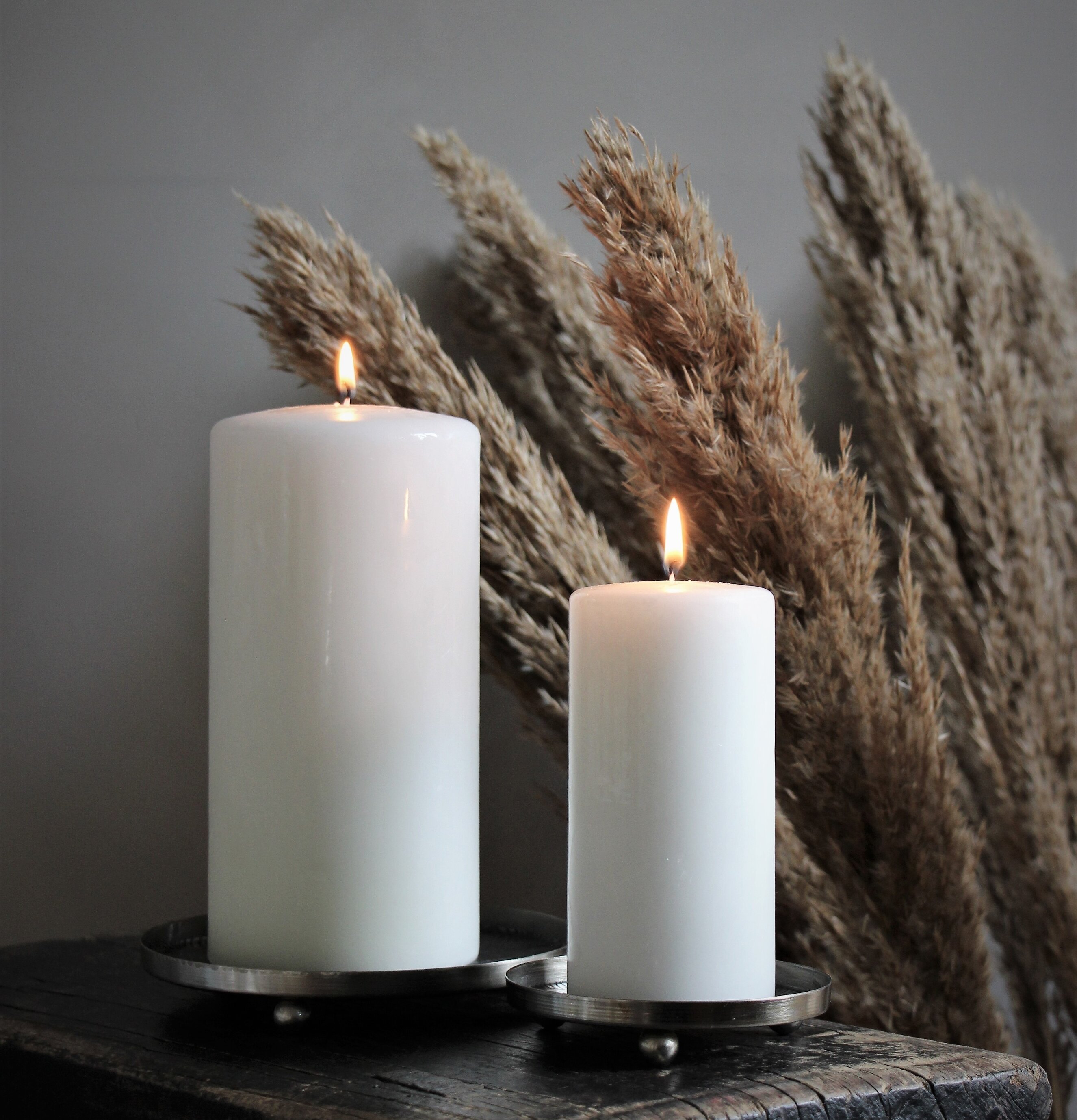 Metallfat Mandala Antik Silver Ø 10 cm från Majas Cottage