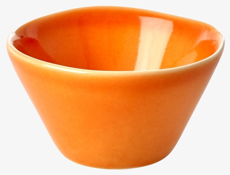 Dippskål från Rice i orange färg, hållbart material
