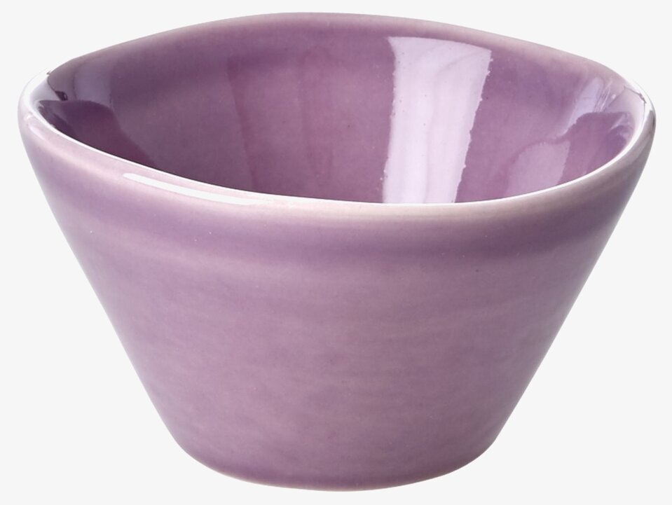 Dippskål från Rice i lila keramik med glansig yta