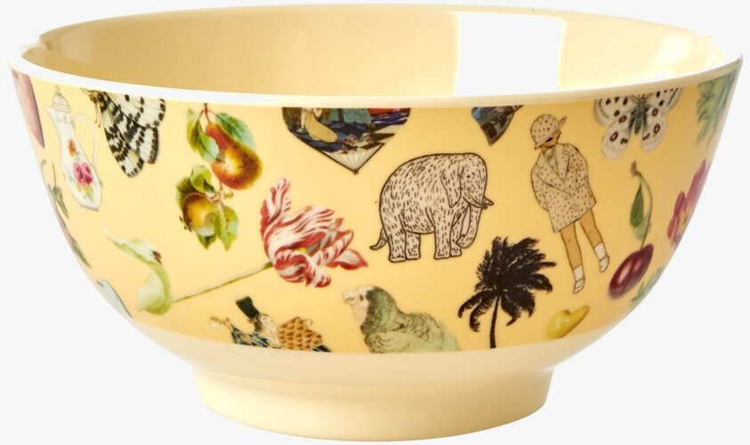 Skål Creme Art Print från Rice med färgglada motiv