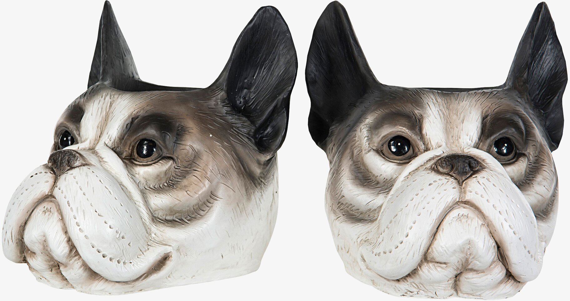 Kruka Bulldog Grå från A Lot Decoration med detaljerad design