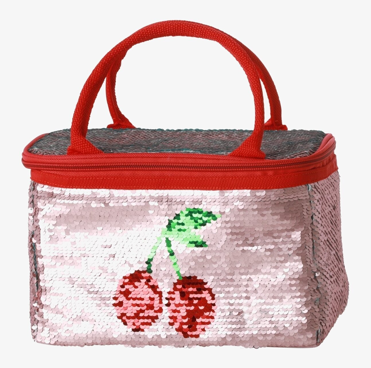 Kylväska Cherry Print från Rice med körsbär och paljetter