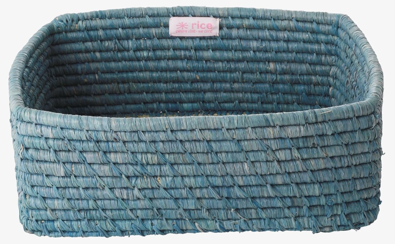 Brödkorgar/Förvaringskorgar Set om 4 från Rice i blå färg