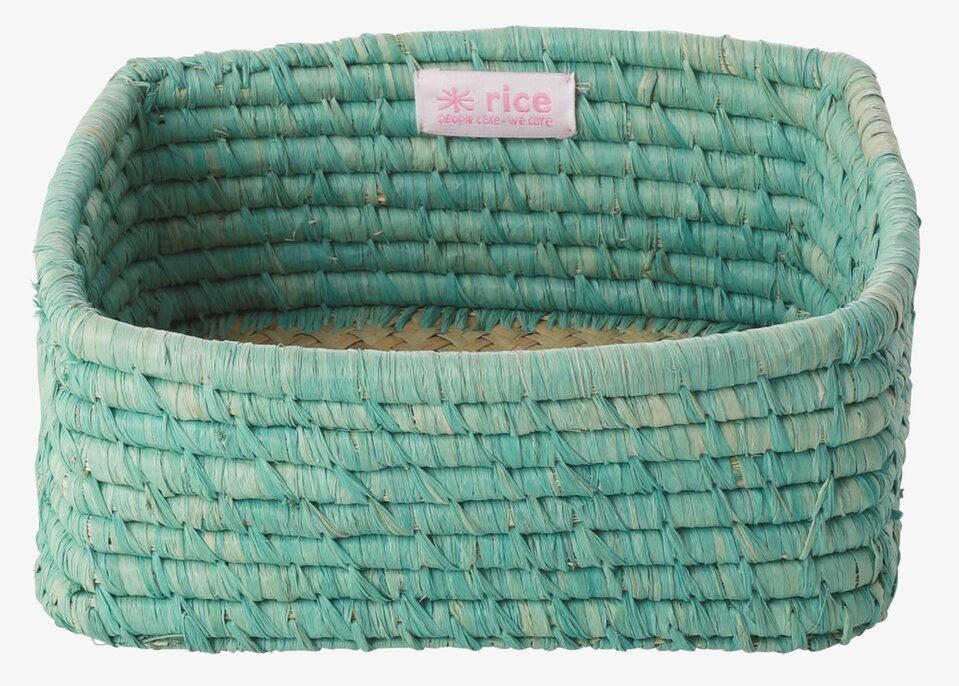Brödkorgar/Förvaringskorgar Set om 4 från Rice i turkos
