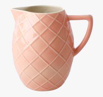 Kanna Keramik Coral Medium från Rice med korallfärgad yta