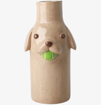 Vas Stella Spotlight Dog Shape Large från Rice, hundformad