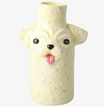 Vas Scusi Dog Shape Small från Rice med lekfull hunddesign