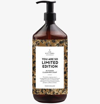 Diskmedel - Limited Edition från The Gift Label i brun flaska