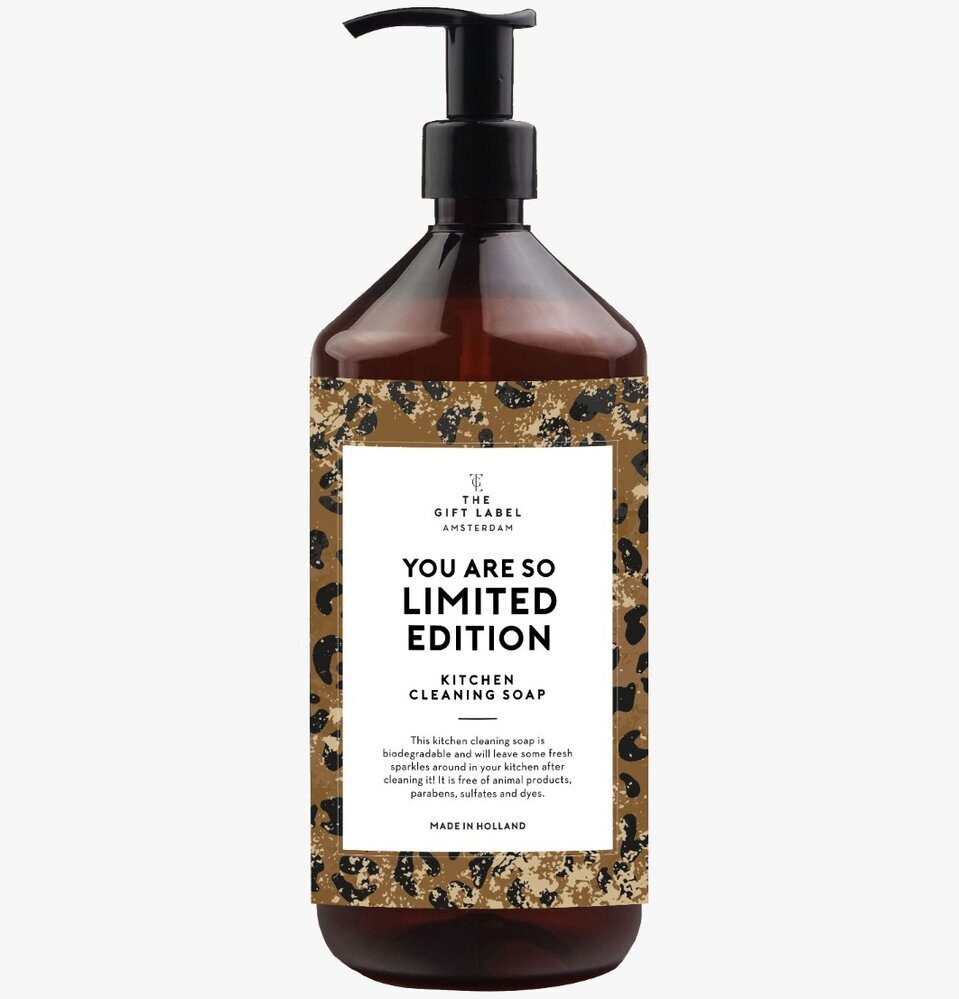 Diskmedel - Limited Edition från The Gift Label i brun flaska