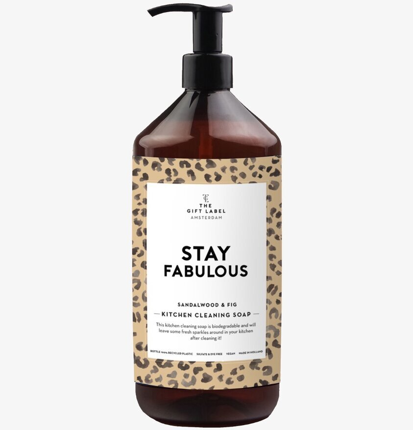 Diskmedel - Stay Fabulous från The Gift Label med pump
