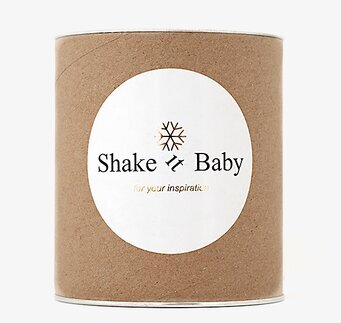 Förpackning av Snöglob Karl Iconic XL från Shake it Baby