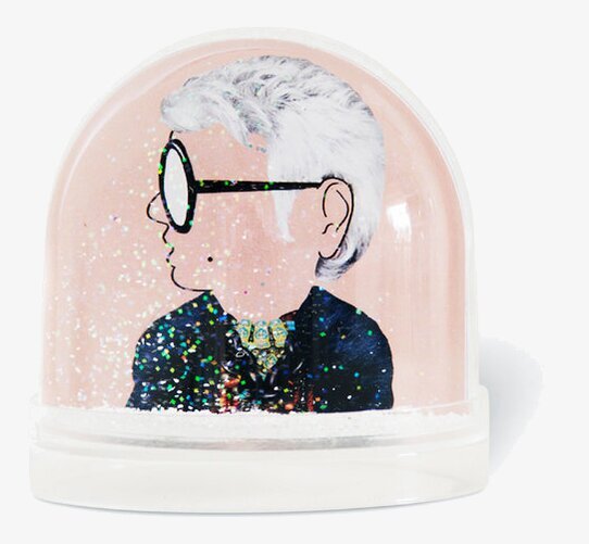 Snöglob Iris Iconic M från Shake it Baby med glittereffekt