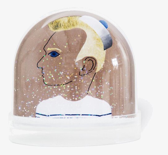 Snöglob Jean Paul Iconic XL från Shake it Baby, glittrande