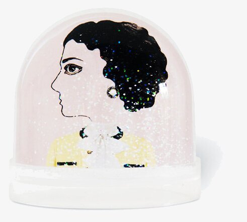 Snöglob Coco Iconic M från Shake it Baby med kvinnofigur