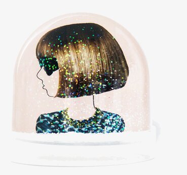 Snöglob Anna Iconic M från Shake it Baby med glittereffekt