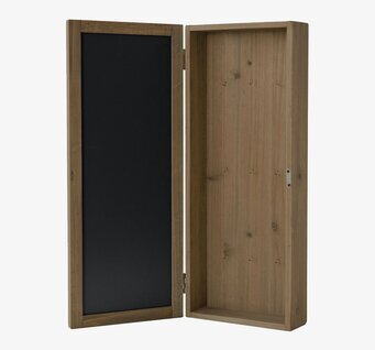 Foto av elegant och funktionellt nyckelskåp med spegel