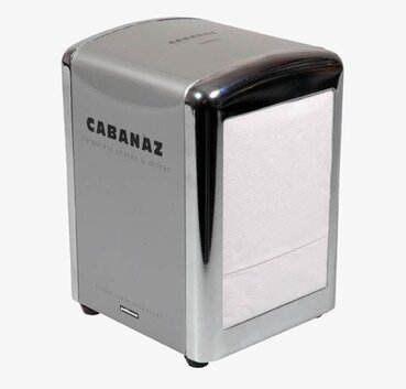 Servettställ stålgrå från Cabanaz i robust och elegant design