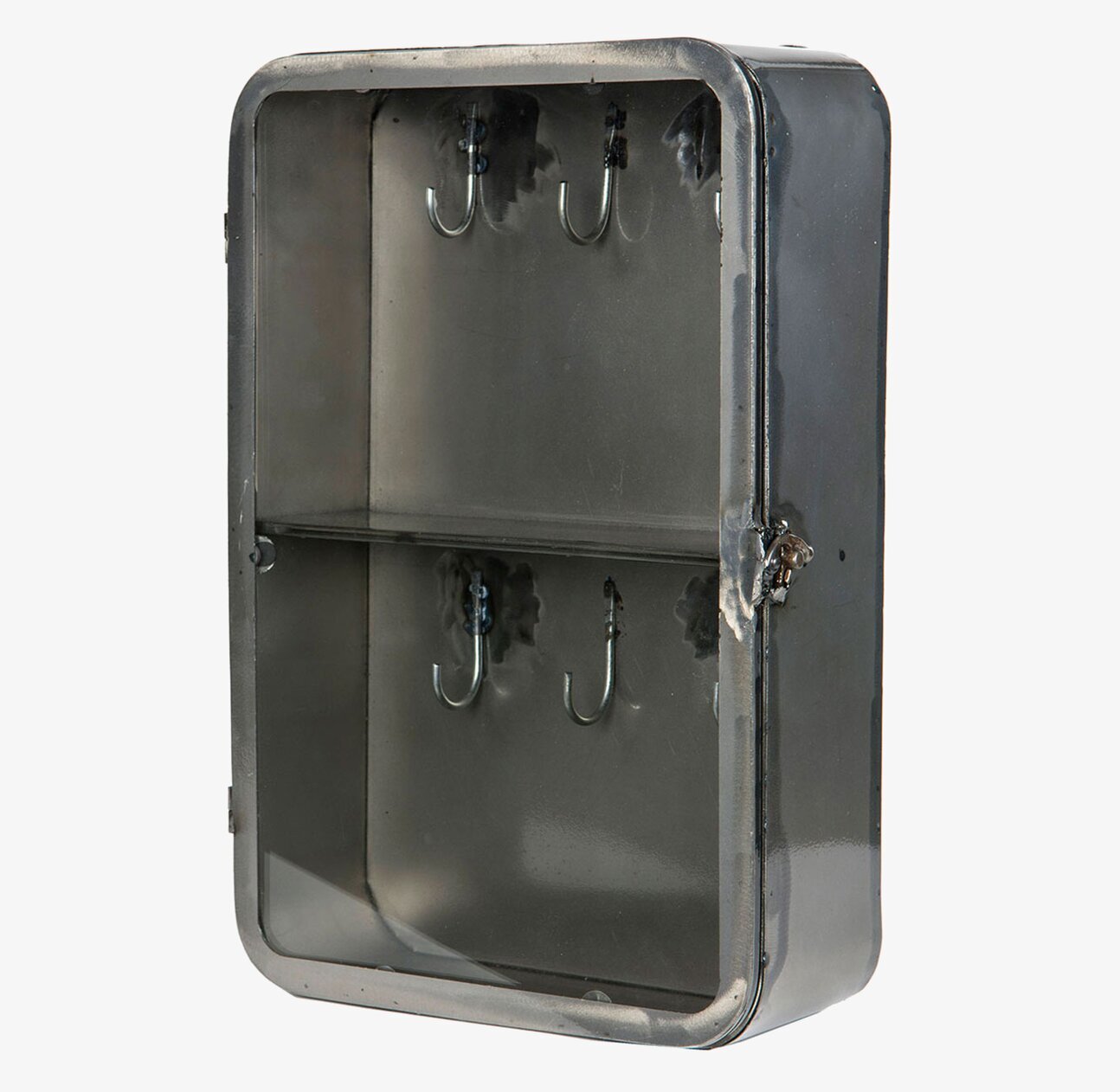 Foto av nyckelskåp med industriell och tidlös design