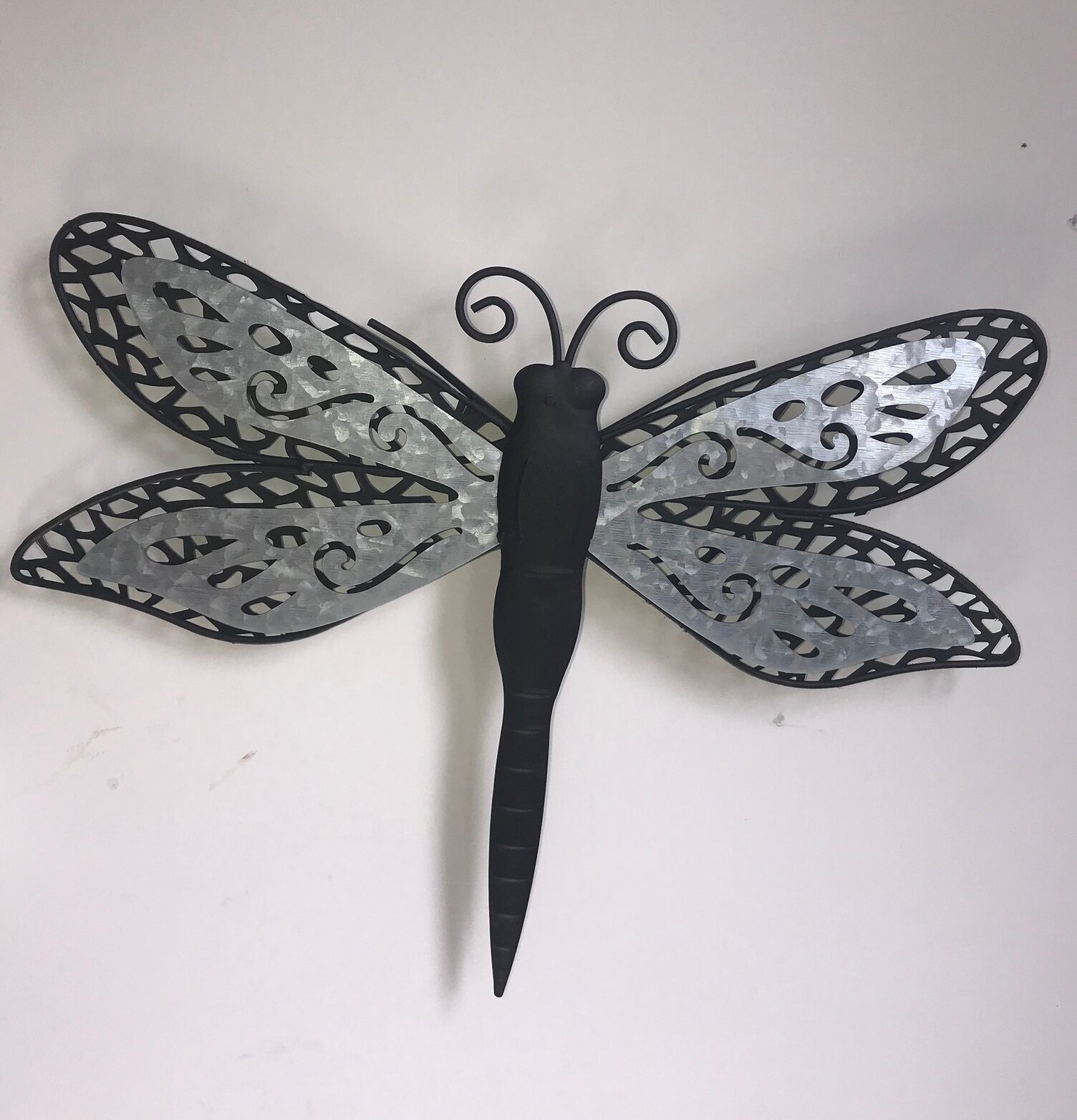 Trollslända Dekoration Vägg Svart/Zink från Multi Agentur