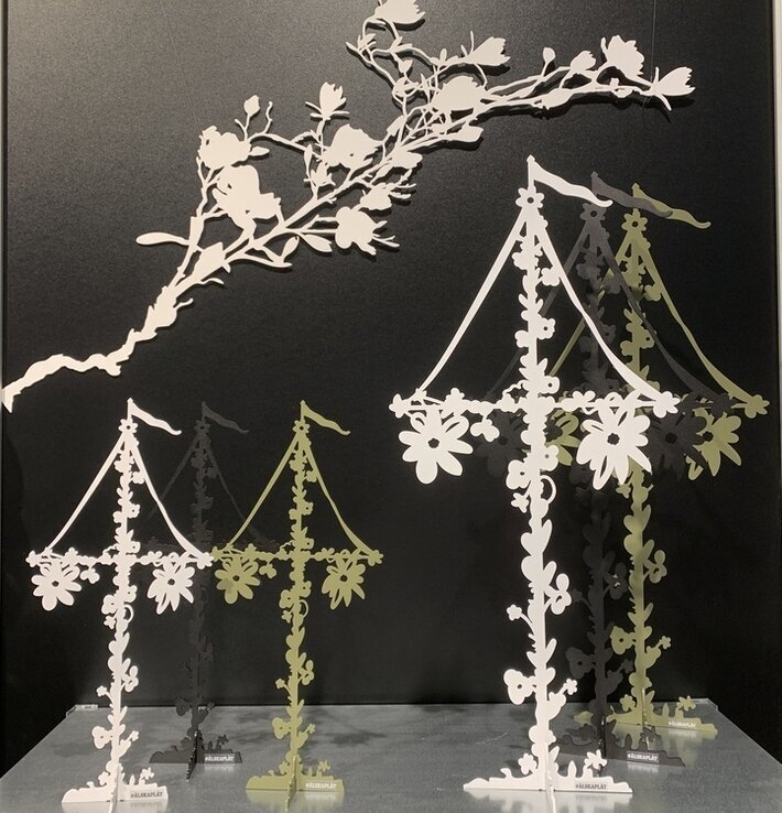 #ÄlskaPlåt Midsommarstång Vit Liten från Älskaplåt