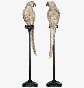 Papegoja Stativ Champagne från A Lot Decoration i ett rum