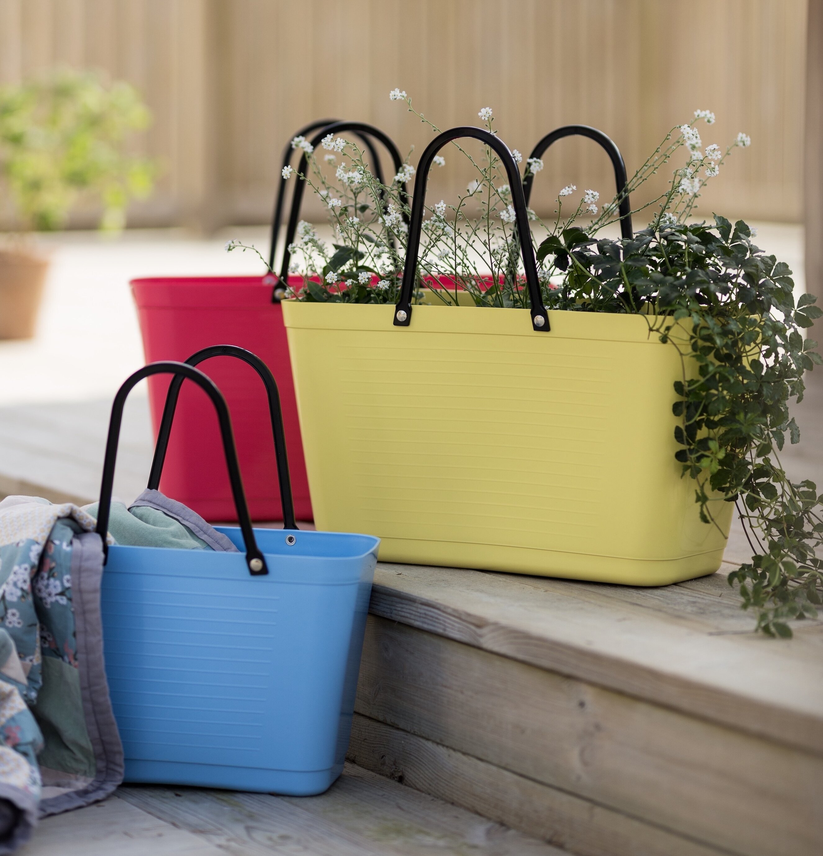 Väska Liten Hinza Ljusblå - Green Plastic från Hinza utomhus