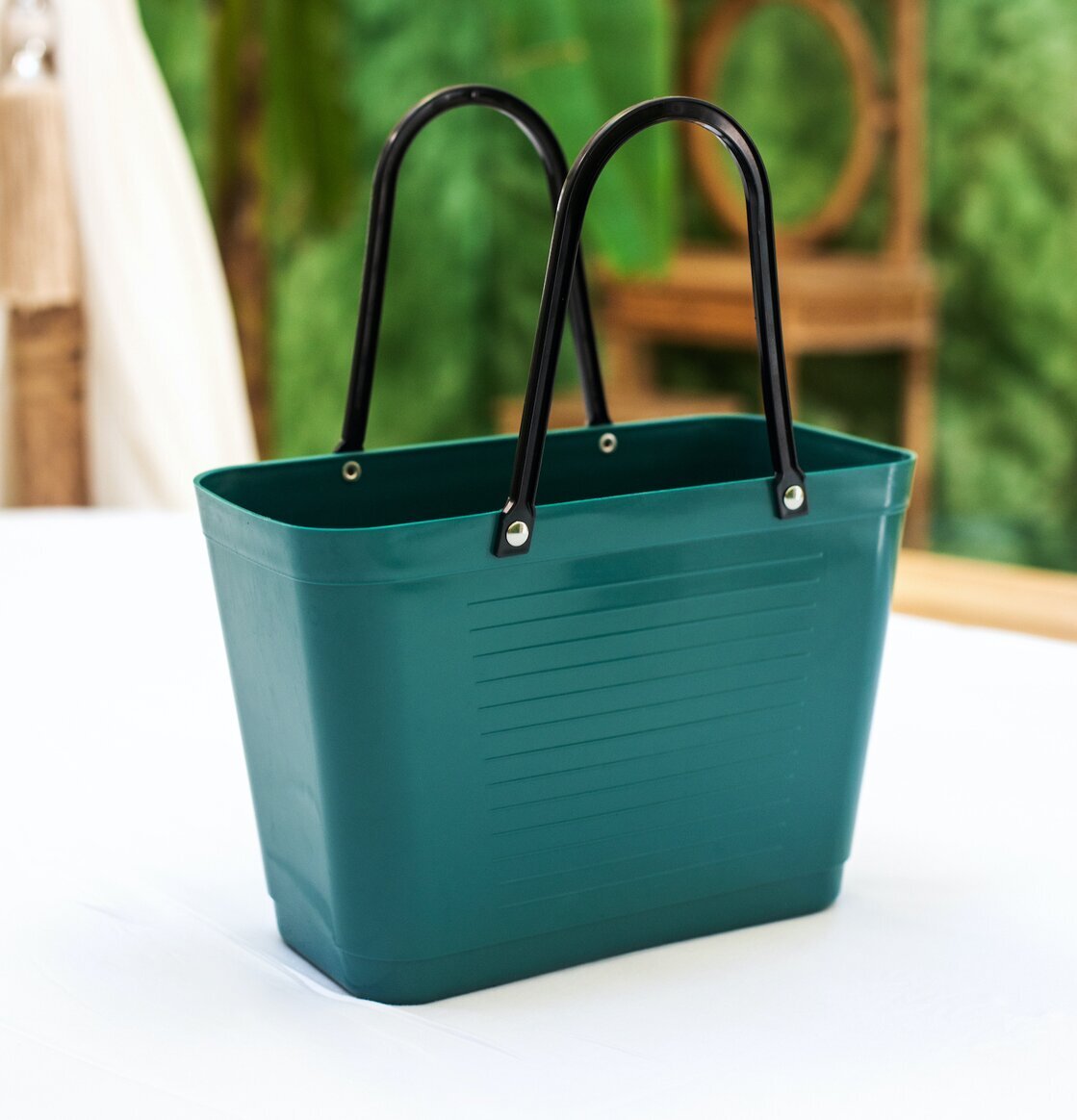 Väska Liten Hinza Mörkgrön - Green Plastic från Hinza