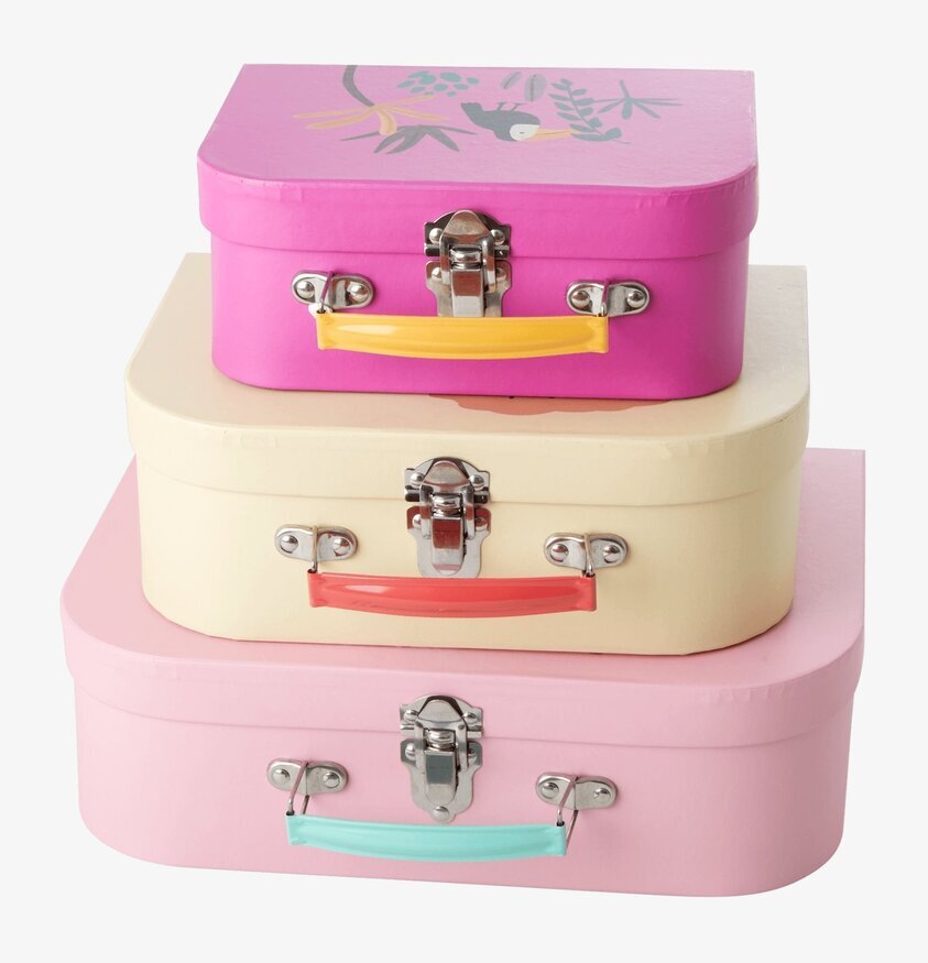 Väskor Cardboard Pink Jungle Animals Print från Rice