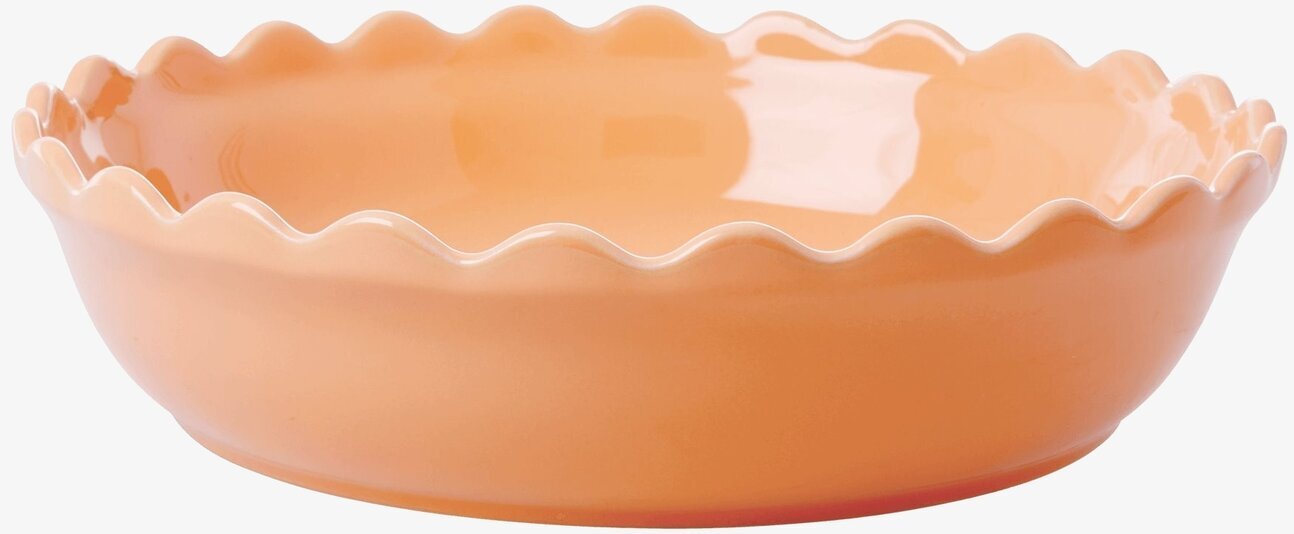 Pajform Large Aprikos från Rice i glaserad keramik