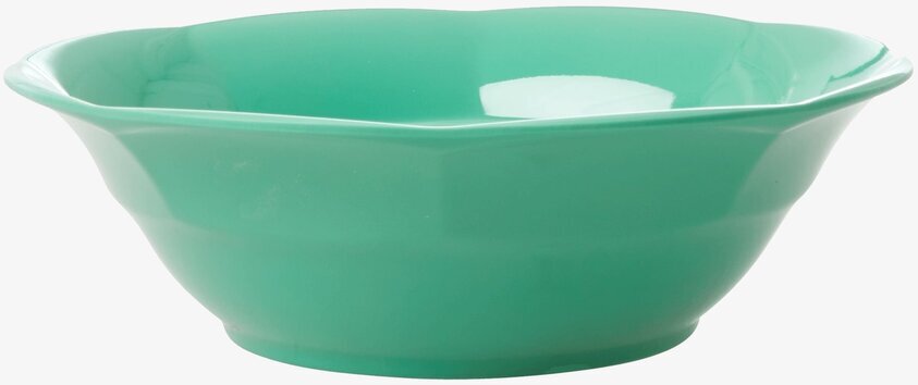 Skål Emerald Green från Rice, smaragdgrön, tålig plastskål