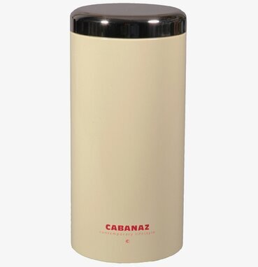 Förvaringsburk L vanilj från Cabanaz med mörkt lock