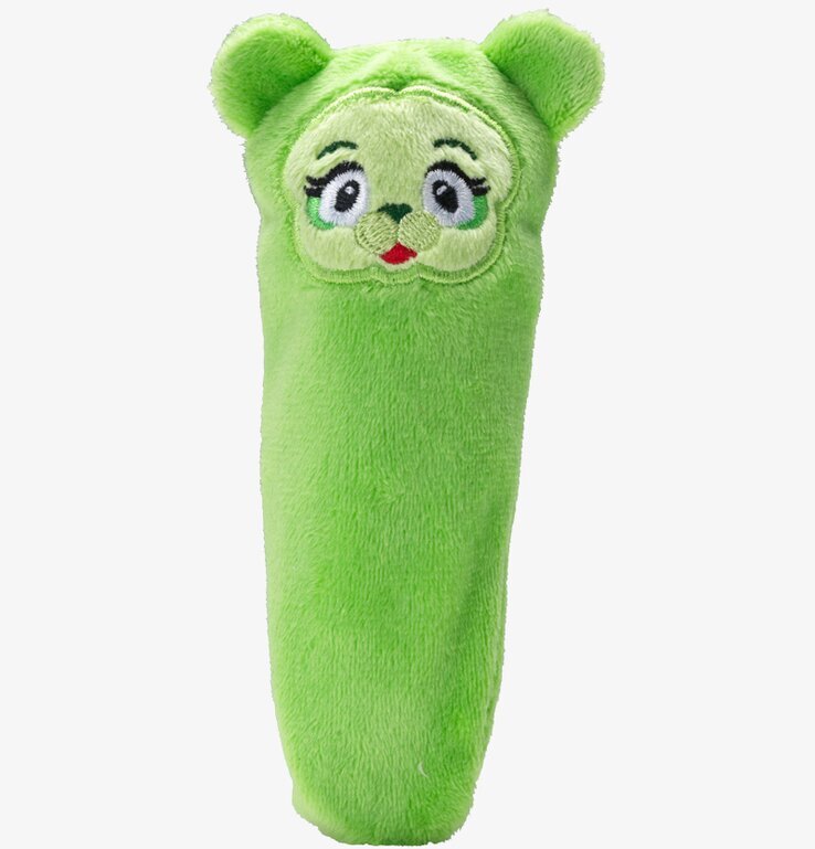 Bulglass Mamsi från Tröstisar, en grön tröstande leksak