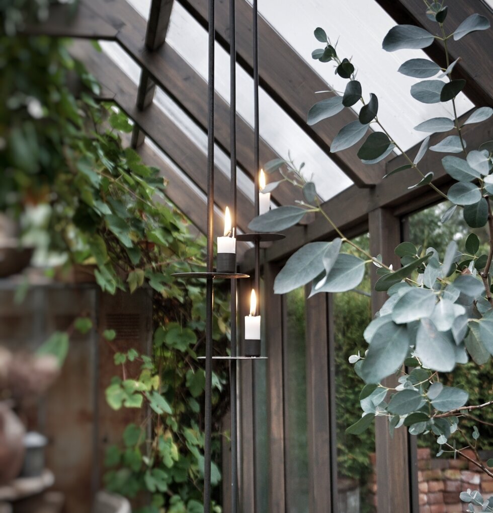 Hängande Ljuspinne 70 cm från I AM Interior i växthus