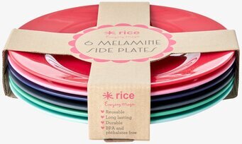 Assietter 6-Pack - Believe In Red Lipstick från Rice