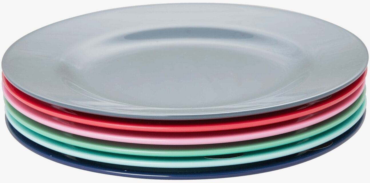 Assietter 6-Pack - Believe In Red Lipstick från Rice