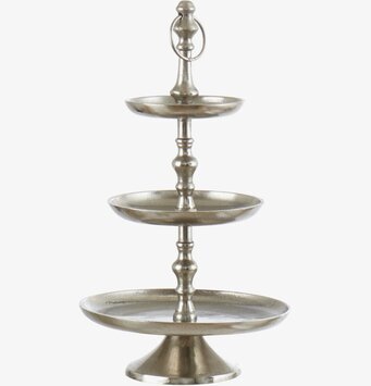 Kakfat Carter Silver från Affari på vit bakgrund