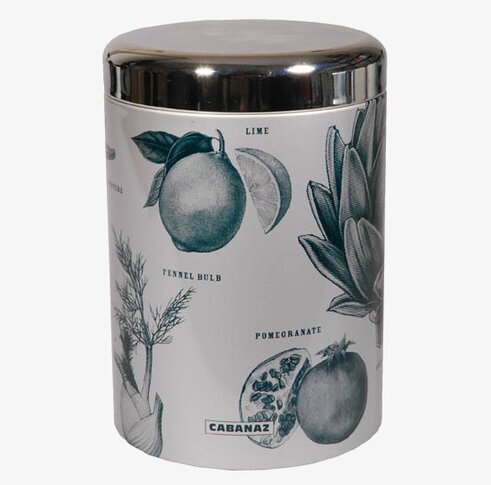 Förvaringsburk M victoria från Cabanaz med fruktmotiv