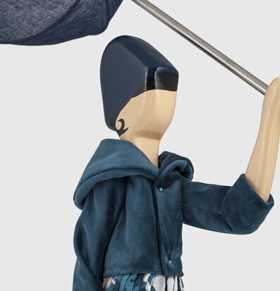 Bordslampa Gorgo från Skitso med figur och paraply