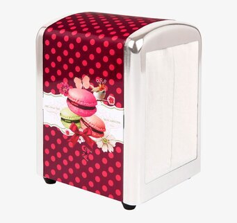Servettställ Macarons från Derriére la porte med lekfull design