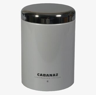 Förvaringsburk M stålgrå från Cabanaz, elegant och praktisk