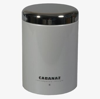 Förvaringsburk M stålgrå från Cabanaz, elegant och praktisk