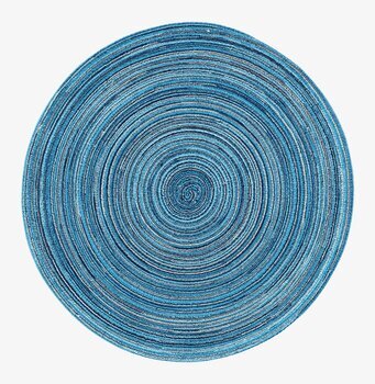 Tablett Dart turkos från Dixie med cirkulära mönster