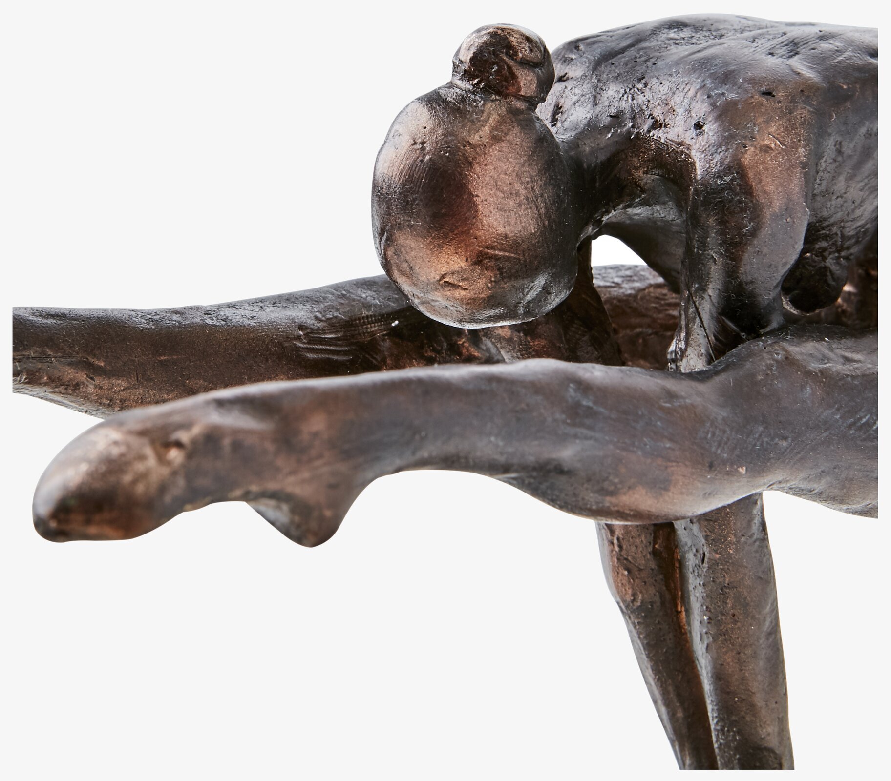 Staty Pose Brons/Svart från Affari i en utsträckt pose