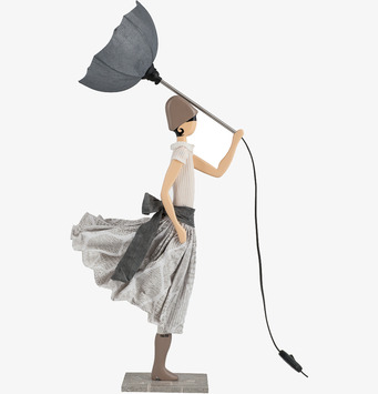 Bordslampa Vrisihida från Skitso med skulptural design