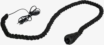 Lampa Rep Svart från A Lot Decoration med svart flätat rep