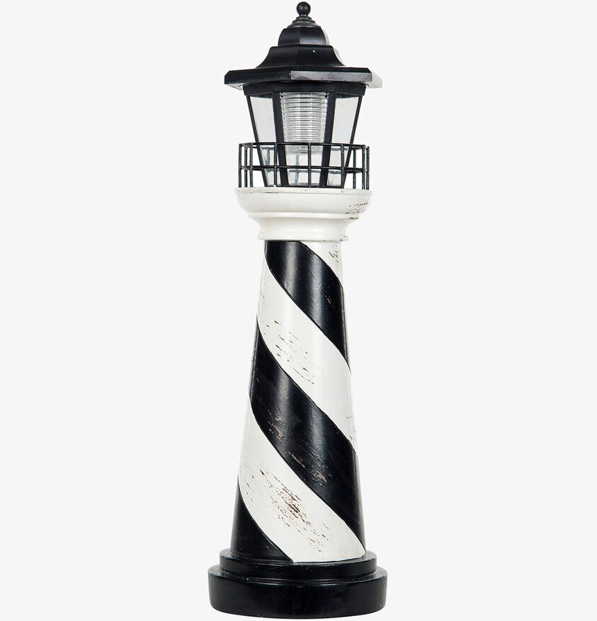 Lampa Fyr Med Solcell från A Lot Decoration i trädgård