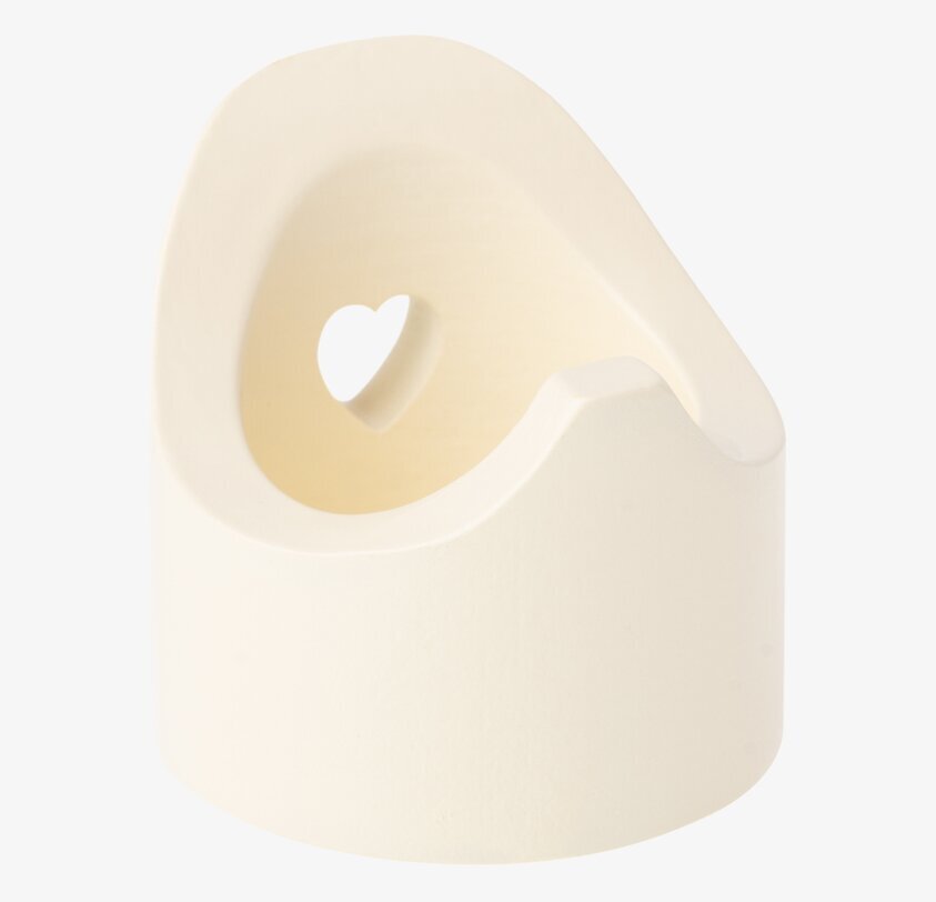 Potta Maileg Offwhite från Maileg med hjärtformad detalj