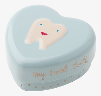 Plåtburk My Tooth Box från Maileg med hjärtformad design