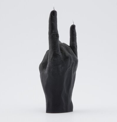 Candle Hand - You Rock från Candlehand, svart handformat ljus